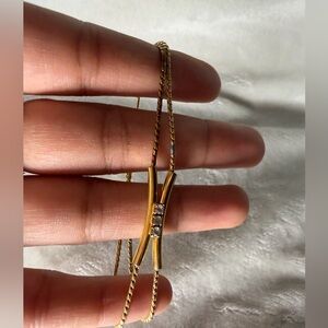 Elegant Gold bracelet with Diamond Accents